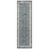 Mesopotamia MEP-2306 Navy 2'6" x 7'10" Runner Area Rug