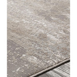 Solar SOR-2300 Taupe 3' x 9'10" Runner Area Rug