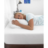 Wellness Collection by Supportive Memory Foam Cluster Pillow with Charcoal-Infused Cover
