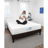 Wellness Collection by Supportive Memory Foam Cluster Pillow with Charcoal-Infused Cover