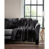 Duke Ribbed Faux-Fur Decorative Pillow, 20" x  20"