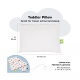 Toddler Pillow with Pillowcase, Small Kids Pillow for Sleeping