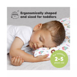 Toddler Pillow with Pillowcase, Small Kids Pillow for Sleeping