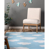 Aurora Lilia Washable Kids Cloud 3' x 5' Area Rug