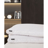 2" Gussted Feather & Down Medium/Firm 2-Pack Pillow, Jumbo