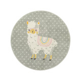 Campy Kids Llama Area Rug