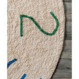 Discovery Arely Numbers Washable Kids 4' x 4' Round Area Rug