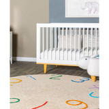 Discovery Arely Numbers Washable Kids 4' x 4' Round Area Rug