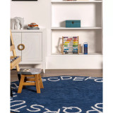 Discovery Kids Washable Alphabet 4' x 4' Round Area Rug