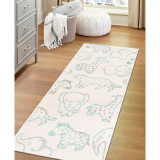 Campy Kids Safari Animals Area Rug