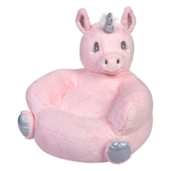 Children's Plush Unicorn Character Chair
