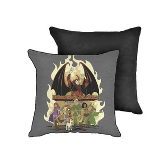 Party Vs. Necromancer Pillow Cover, 15" x 15"