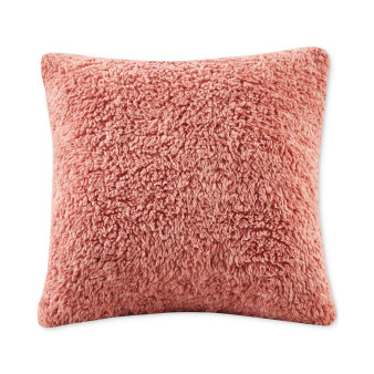 Solid Sherpa Decorative Pillow, 20" x 20", Created for Macy's