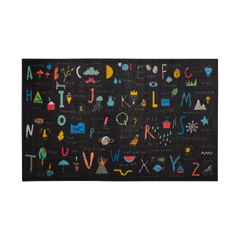 Prismatic ABC Letters Kids Rug 3'4" x 5' Area Rug