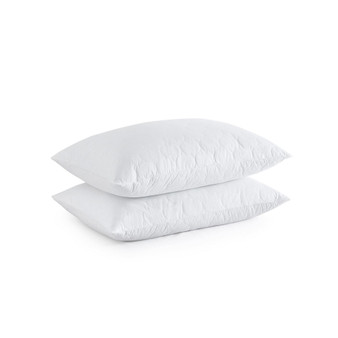 Teardrop Quilted Goose Down and Feather Bed Pillows, 2 Piece, Standard/Queen