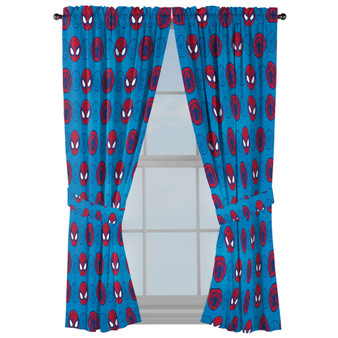 Go Spidey Drapes, Set of 2