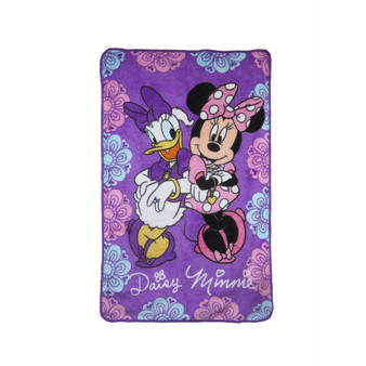 Minnie Mouse and Daisy Duck, Friends Forever Super Soft Toddler Blanket