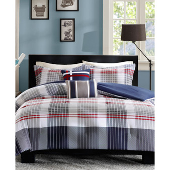 Caleb 4-Pc. Comforter Set, Twin/Twin XL