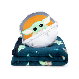 The Mandalorian Grogu's Adventures Mini Pillow Buddy Set of 2, Throw