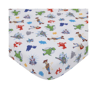 Toy Story 4 - Toddler Sheet Set with Fitted Crib Sheet and Pillowcase, 2 Piece