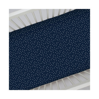 Cotton Sateen Fitted Crib Sheet