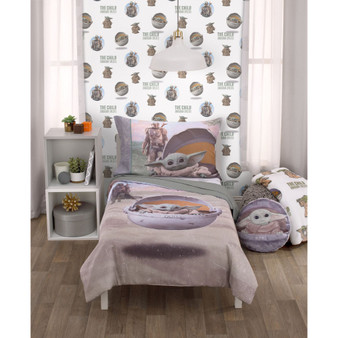 The Mandalorian "The Child" 4 Piece Bed Set