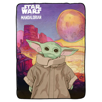 The Mandalorian Baby Yoda 'The Child' Blanket