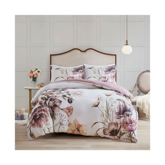 Cassandra Cotton 3-Pc. Duvet Cover Set, Full/Queen