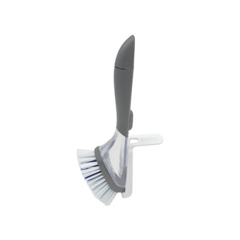 Magnetic Dish Detergent Soap Dispensing Scrub Brush Brush & In-Sink Brush Holder