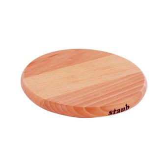 6" Round Magnetic Wood Trivet