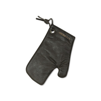 Vintage-Like Leather Oven Mitt