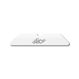 10404 Replacement Ceramic Safety Box Cutter Blades - Finger-Friendly and Dual Sided - (Rounded Tip) - Pack of 4