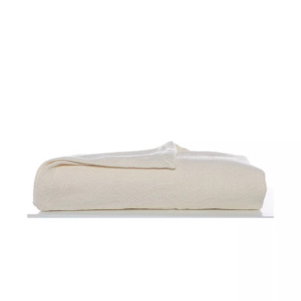 Herringbone Cotton Reversible Blanket, Twin