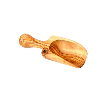 Olive Wood Flour Scoop 1 Cup
