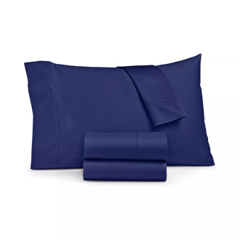 Ashford Solid 1500 Thread Count 4 Pc. Extra Deep Sheet Set, Full