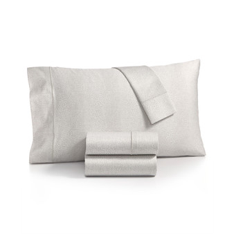CLOSEOUT! Sleep Luxe Printed 800 Thread Count Cotton 4-Pc. Sheet Set, California King, Created for Macy's
