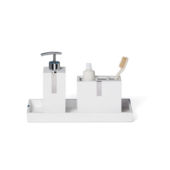 Houston Street Bath Accessory Set, 3 Piece