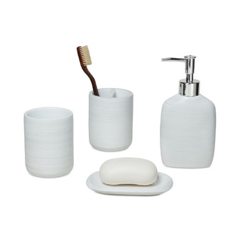 Morning Mist 4-Pc. Bath Accessory Set