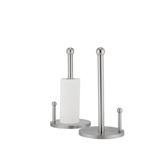 Set of 2 Stainless Steel Paper Towel Holders
