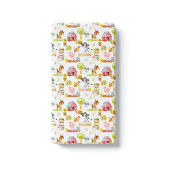 Super Soft Fitted Crib Sheet - Farm Animals