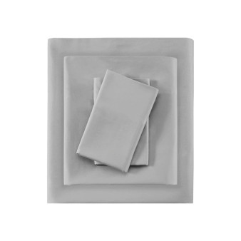 600 Thread Count Pima Cotton Sateen 4-pc Sheet Set, Queen