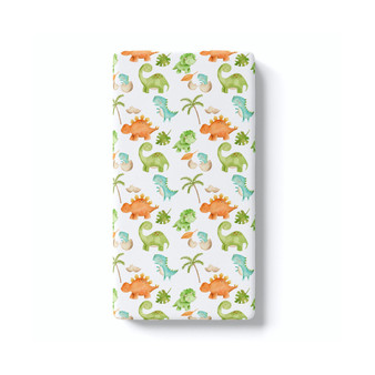 Super Soft Fitted Crib Sheet - Dino