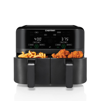 9 Quart Air Fryer Square Digital with Double Baskets