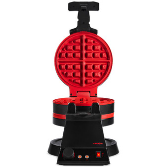 CRUXGG Double Nonstick Rotating Belgian Waffle Maker
