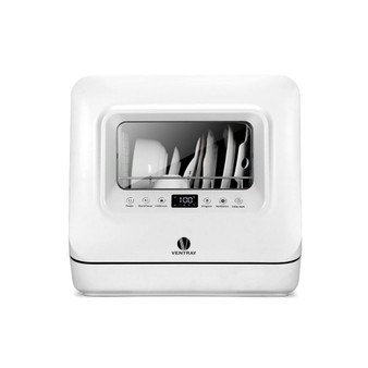 Portable Countertop Dishwashers with Air Dry Function 5 Washing Programs