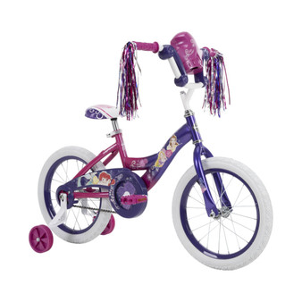 16-Inch Disney Princess Girls Bike With Bubble-Maker
