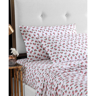 Teeny Tiny Roses Cotton Percale 3 Piece Sheet Set, Twin
