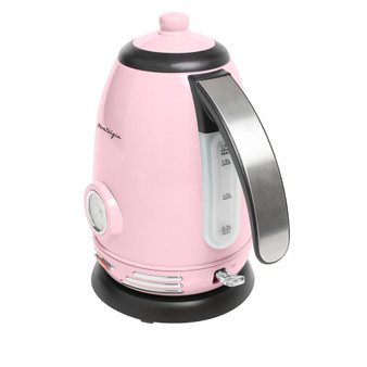 Retro 1.7 Liter Stainless Steel Electric Water Kettle with Strix Thermostat
