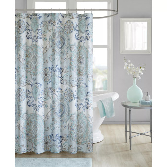 Isla Cotton Shower Curtain, 72" x  72"