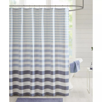 Aviana Stripe Shower Curtain, 72" x  72"